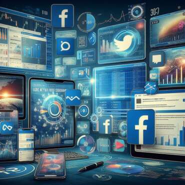 digital media management and strategy background image generated via Microsoft AI